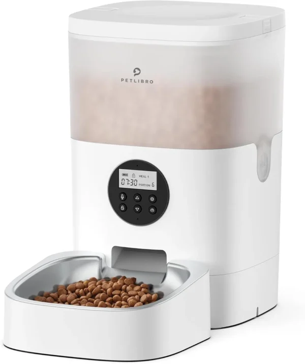 Automatic Cat Food Dispenser Cat Feeder with Customize Feeding Auto Cat Feeder with Interactive Voice Recorder Timed